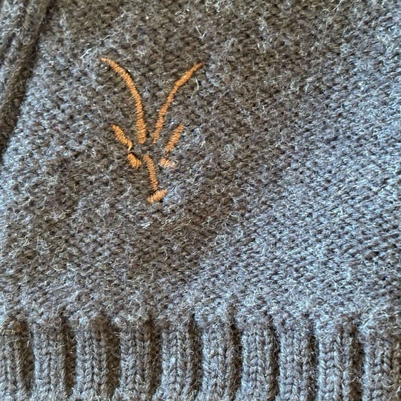 IBEX S Kurta Merino Wool brown cap sleeve cowl neck tunic vest - Picture 11 of 11